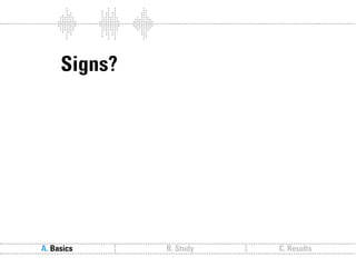 Sound follows function // Sound communication and the relevance of timbre.