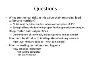 Safe Food, Fair Food, Ethiopia: Rapid assessment report 2014