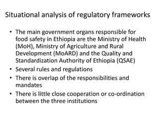 Safe Food, Fair Food, Ethiopia: Rapid assessment report 2014