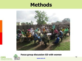 Rapid integrated assessment of nutrition and health risks associated with the small ruminants value chain in Senegal