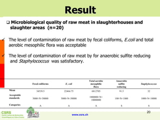 Rapid integrated assessment of nutrition and health risks associated with the small ruminants value chain in Senegal