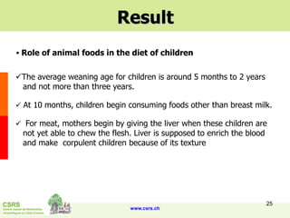 Rapid integrated assessment of nutrition and health risks associated with the small ruminants value chain in Senegal