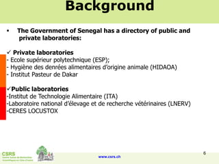 Rapid integrated assessment of nutrition and health risks associated with the small ruminants value chain in Senegal
