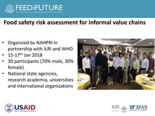 Cross cutting activities: Gender, capacity building and taskforce