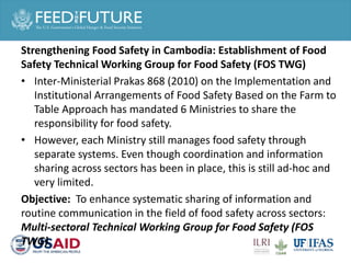 Cross cutting activities: Gender, capacity building and taskforce