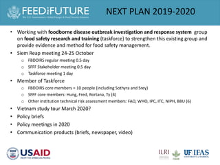 Cross cutting activities: Gender, capacity building and taskforce