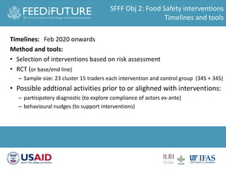 Food safety intervention session