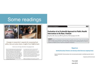 Monitoring, evaluation and theory of change