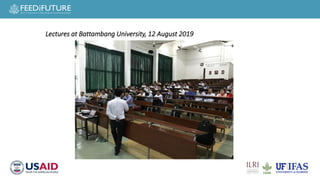 Safe Food, Fair Food for Cambodia cross-cutting activities: Gender, capacity building and task force