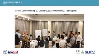 Safe Food, Fair Food for Cambodia cross-cutting activities: Gender, capacity building and task force