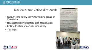 Safe Food, Fair Food for Cambodia cross-cutting activities: Gender, capacity building and task force