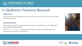 Nutrition and food safety perception