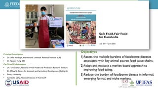 Safe Food, Fair Food for Cambodia project