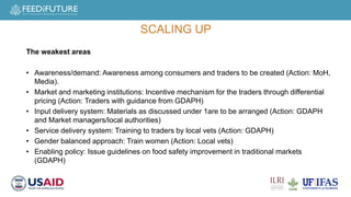 Safe Food, Fair Food for Cambodia: Scaling opportunities