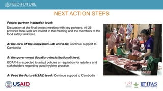 Safe Food, Fair Food for Cambodia: Scaling opportunities