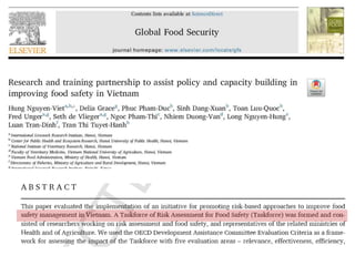 Safe food, fair food in South East Asia: Research and policy