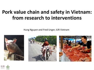 Safe food, fair food in South East Asia: Research and policy