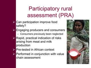 Safe Food, Fair Food: Introduction to the value chain assessment toolkit 