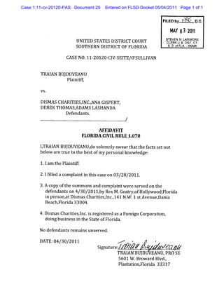 Case 1:11-cv-20120-PAS Document 25   Entered on FLSD Docket 05/04/2011 Page 1 of 1
 