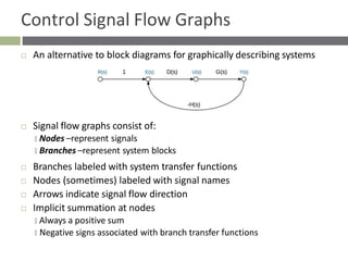Control Signal Flow Graphs lecture notes | PPT