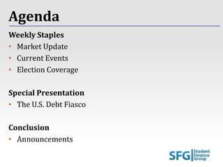 SFG Finance Presentation 9/13/12