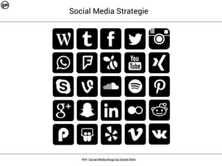 SOCIAL MEDIA BINGO
by Daniel Rehn | inspired by netzpiloten.de | seen at #rp14 | icons via iconmonstr.com
Bild: Social Med...