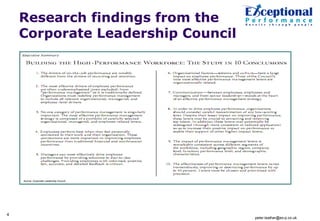 SFIA & High Performance Workforce