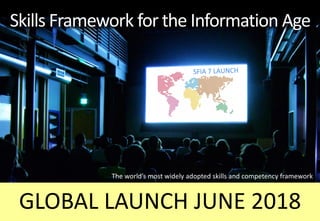 1
Skills Framework for the Information Age
GLOBAL LAUNCH JUNE 2018
The world’s most widely adopted skills and competency f...