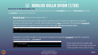 Sfida CTF: Protostar Format Zero | PDF