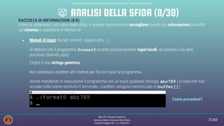 Sfida CTF: Protostar Format Zero | PDF