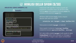 Sfida CTF: Protostar Format Zero | PDF