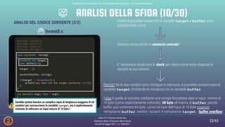 Sfida CTF: Protostar Format Zero | PDF
