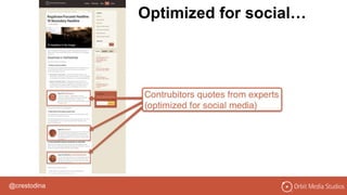 @crestodina
Optimized for social…
 