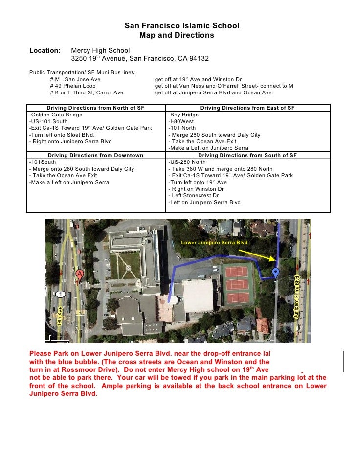 Directions To 101 South Sfis Map And Directions