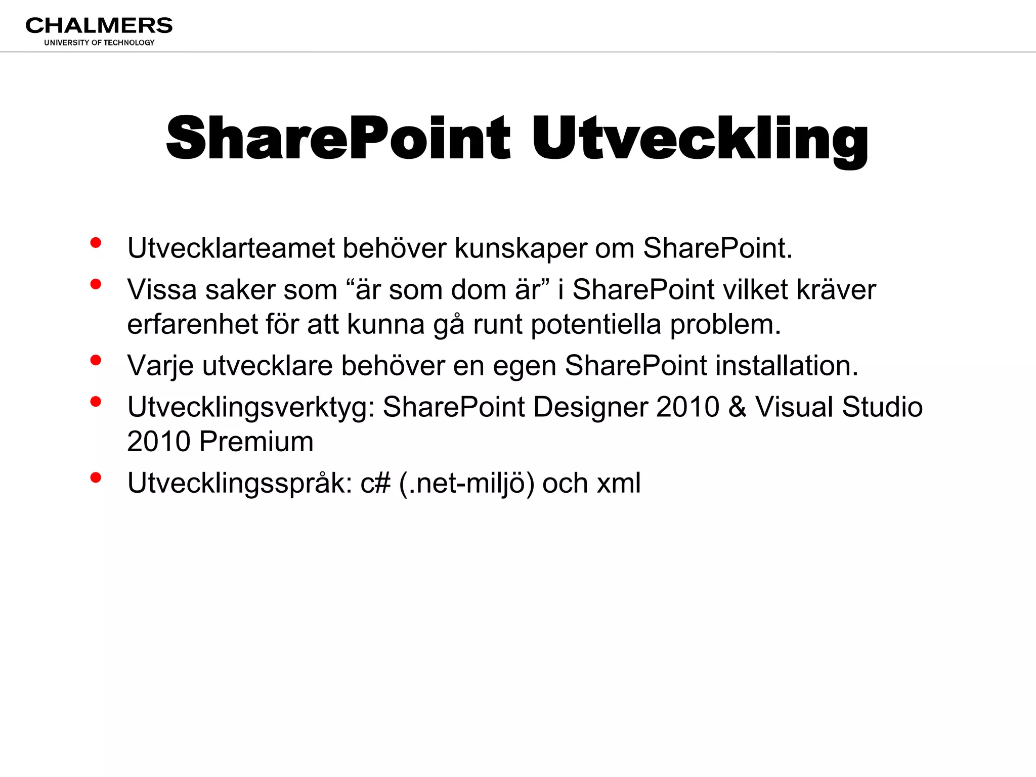 Beställning till IT-utvecklarna