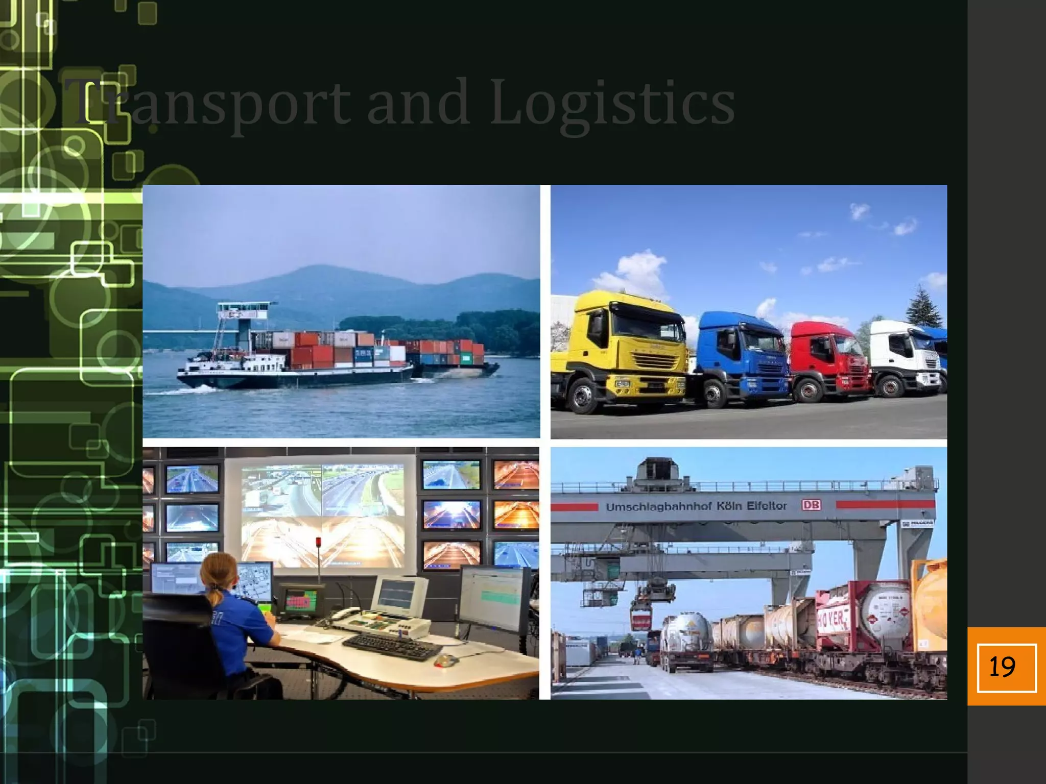 19
Transport and Logistics
 