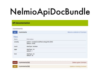 NelmioApiDocBundle
 