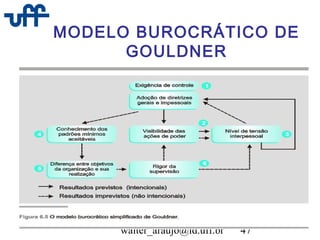 walter_araujo@id.uff.br 47
MODELO BUROCRÁTICO DE
GOULDNER
 