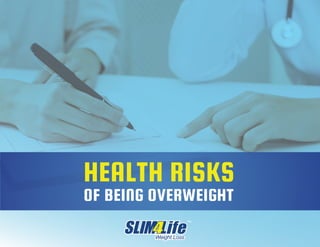 HEALTH RISKS
OF BEING OVERWEIGHT
 