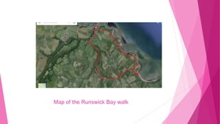 Map of the Runswick Bay walk
 