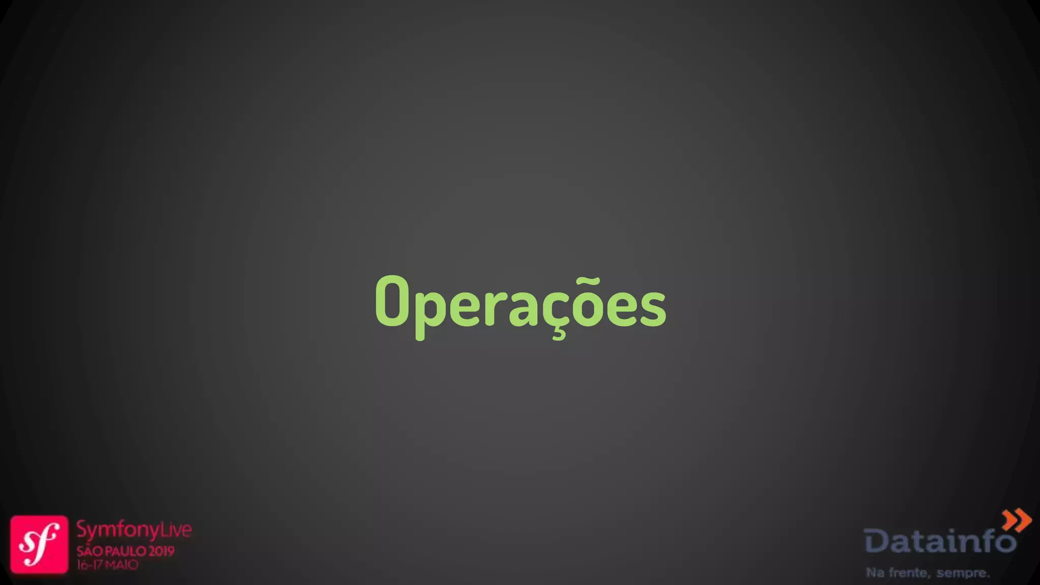 Operações 