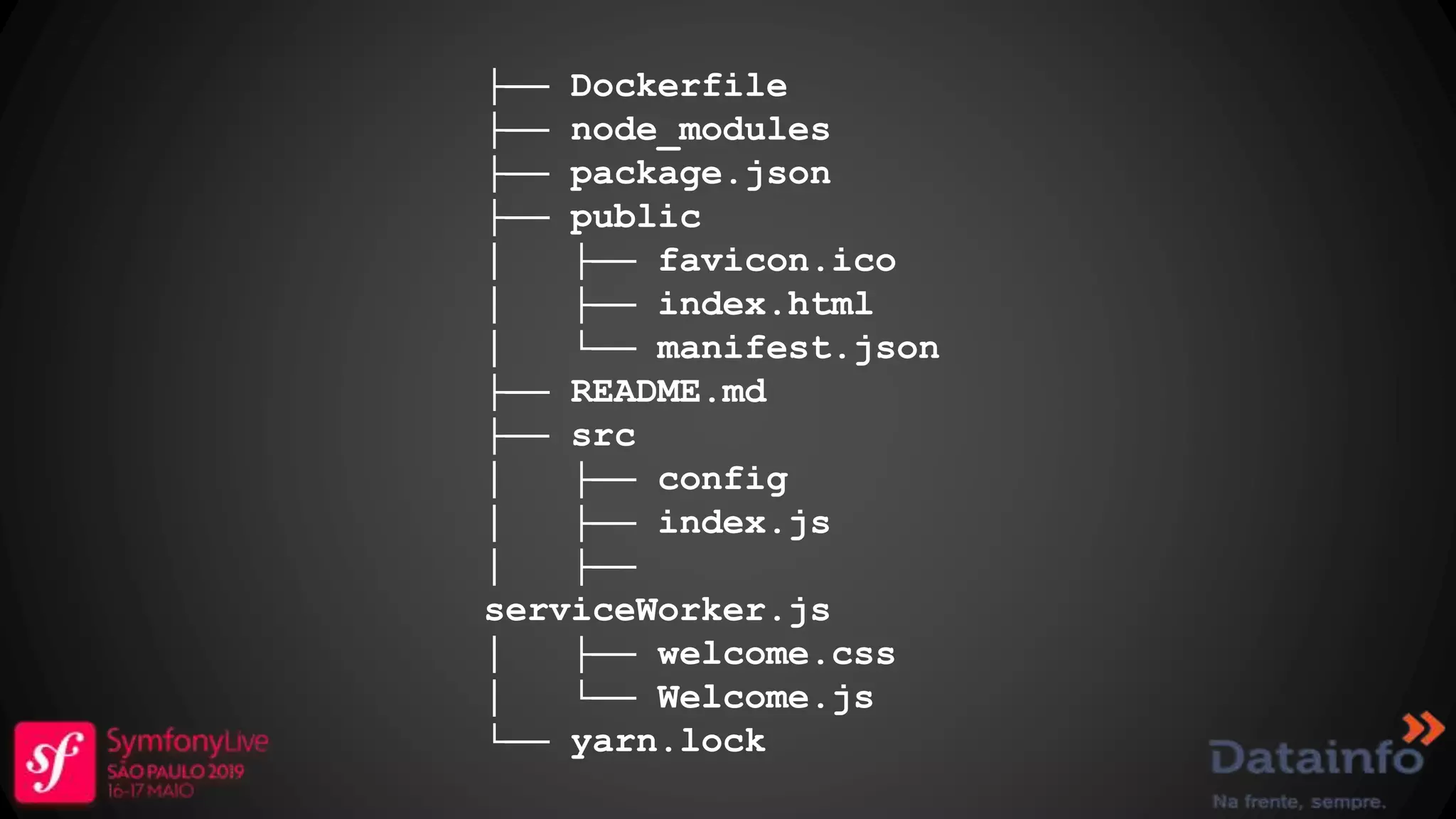 ├── Dockerfile ├── node_modules ├── package.json ├── public │ ├── favicon.ico │ ├── index.html │ └── manifest.json ├── README.md ├── src │ ├── config │ ├── index.js │ ├── serviceWorker.js │ ├── welcome.css │ └── Welcome.js └── yarn.lock 