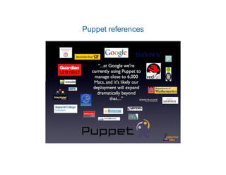 Puppet references
 