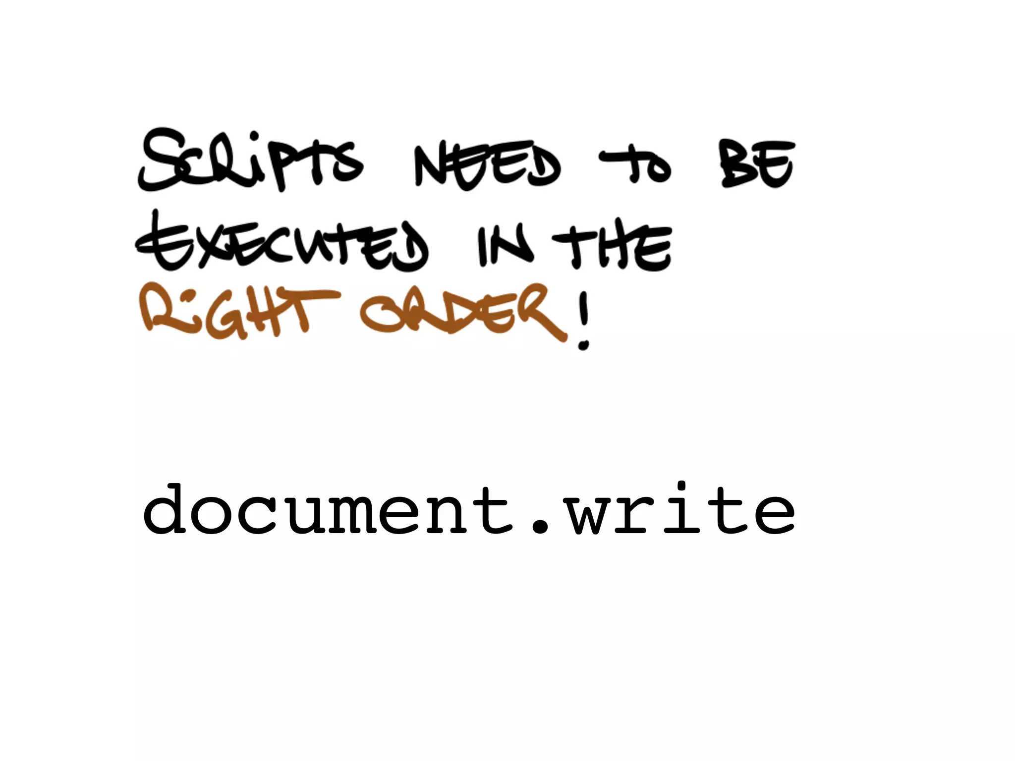 document.write
 