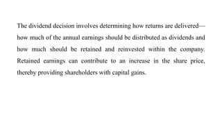 Strategic Financial Management Dividend Policy Pptx