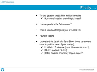 Startup Funding Made Easy by Shanti Mohan, Founder @LetsVenture
