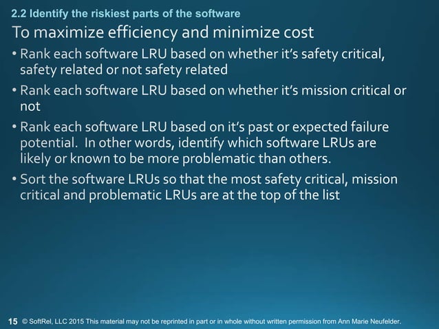 An Introduction to Software Failure Modes Effects Analysis (SFMEA) | PPTX