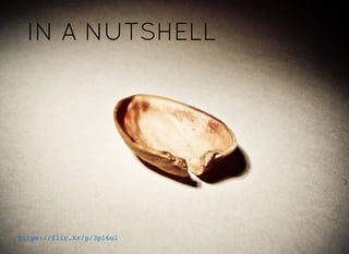 https://flic.kr/p/3p16o1
IN A NUTSHELLIN A NUTSHELL
 
