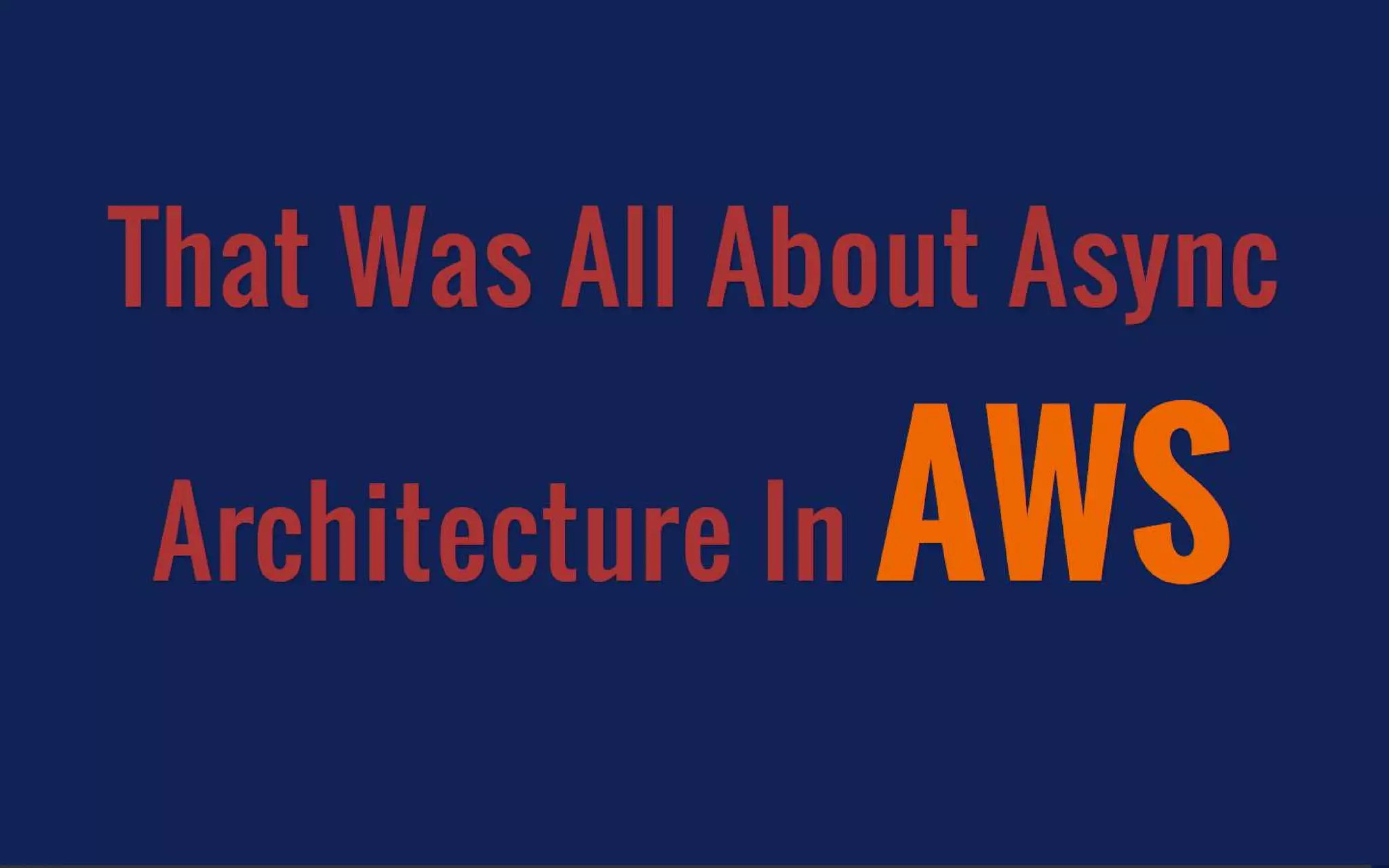 Everyone's Guide to States, Events and Async-Messaging for Microservices