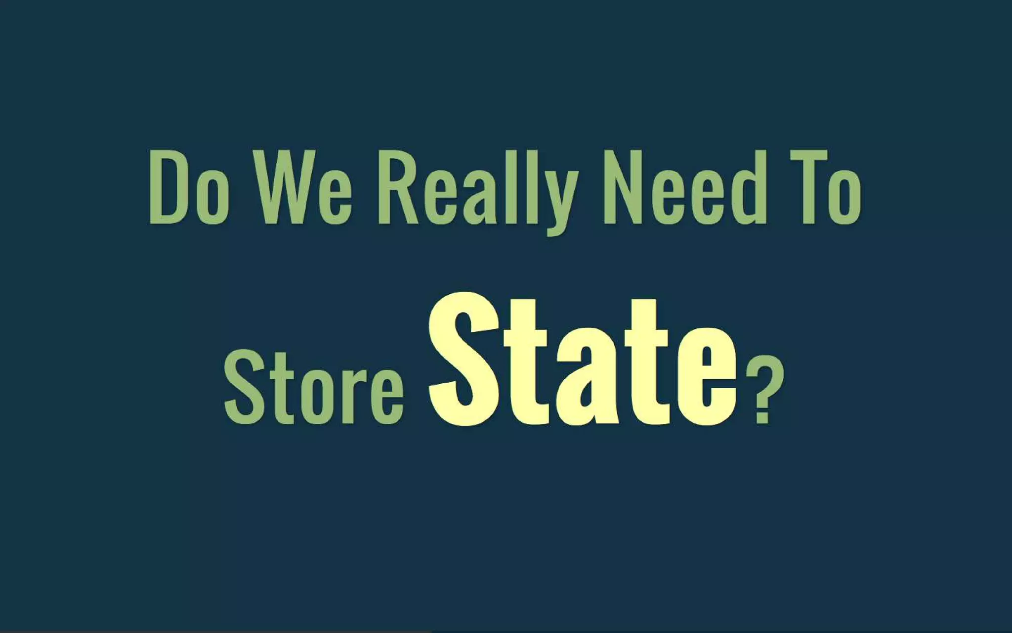 Everyone's Guide to States, Events and Async-Messaging for Microservices